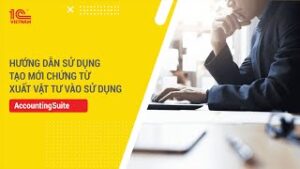 Tạo mới chứng từ Xuất vật tư vào sử dụng