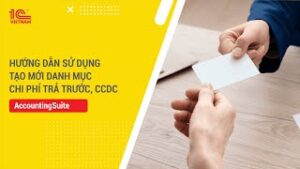 Tạo mới danh mục Chi phí trả trước, CCDC