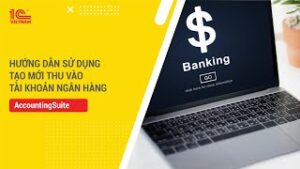 Tạo mới Thu vào tài khoản ngân hàng
